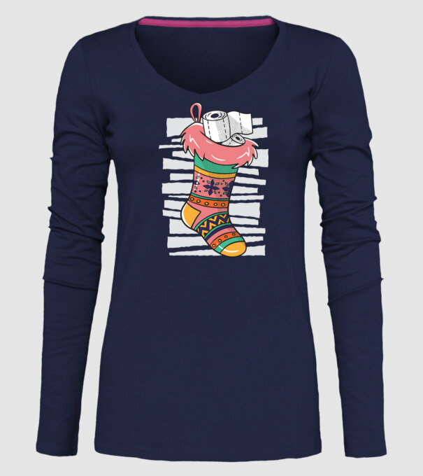 Christmas Gift 2020 model albastru închis pe tricou