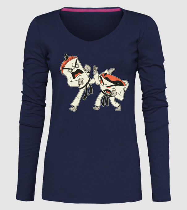 Cafea vs ceai model albastru închis pe tricou