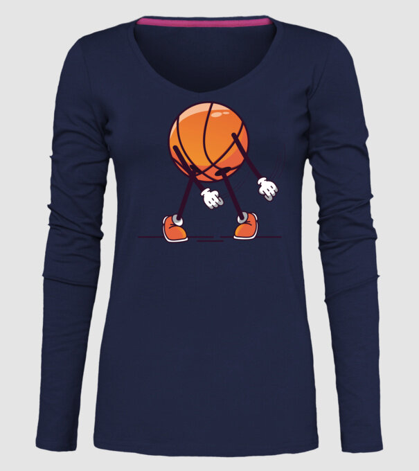 Baschet DAB model albastru închis pe tricou