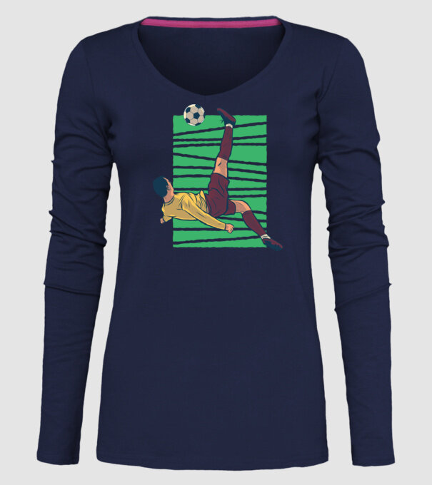 Fotbalist foarfecă model albastru închis pe tricou