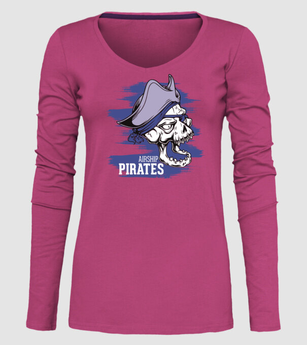 Airship Pirates 2 - Pirat model roz pe tricou