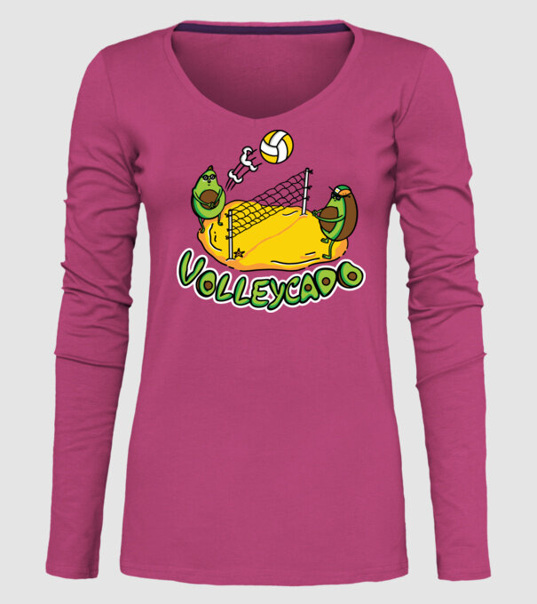 Avocado Volei model roz pe tricou