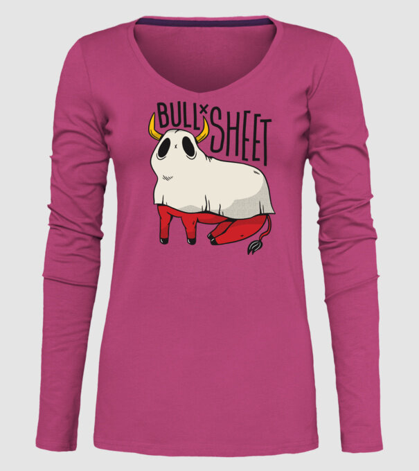 Bull sheet model roz pe tricou