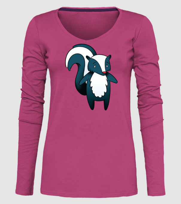 Bursuc puturos model roz pe tricou