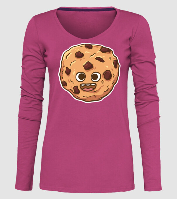 Cookie drăguț model roz pe tricou