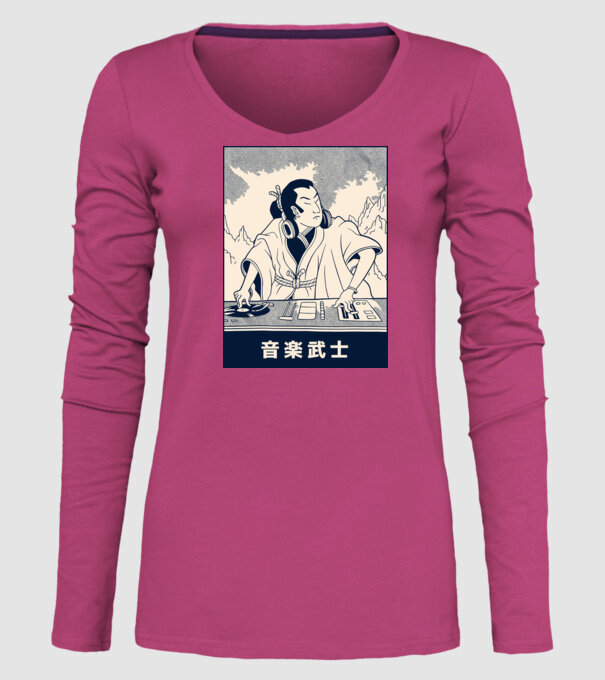 DJ Samurai model roz pe tricou