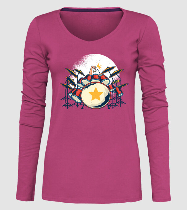 Kit de tobe model roz pe tricou