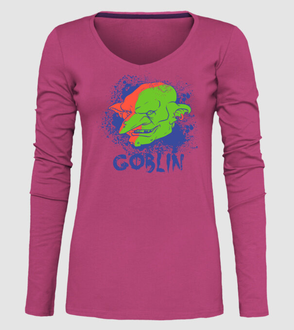 Goblin model roz pe tricou