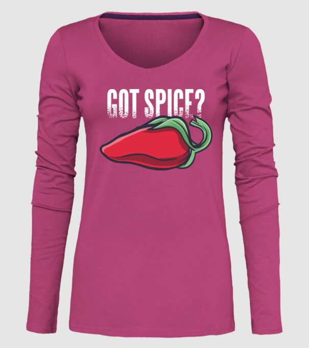 Got Spice ardei model roz pe tricou