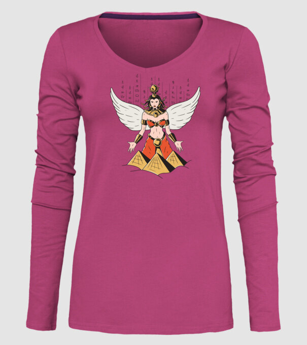 Zeița Isis model roz pe tricou