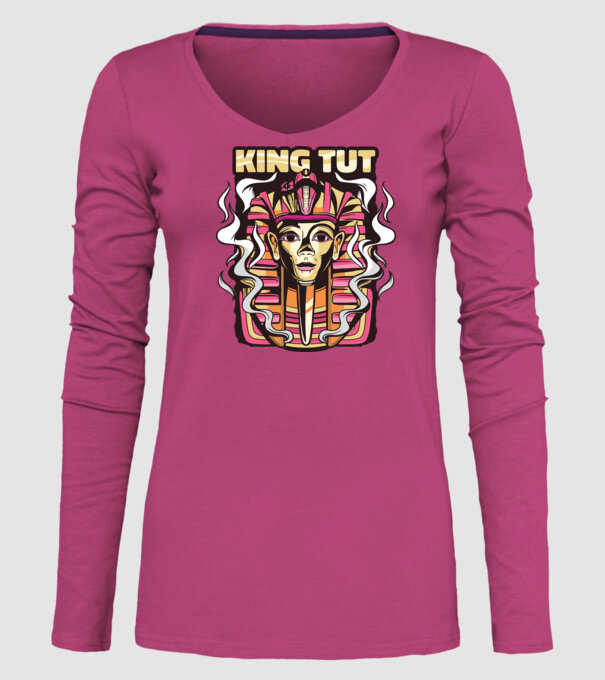 King Tut - Faraonul Tutankhamon model roz pe tricou