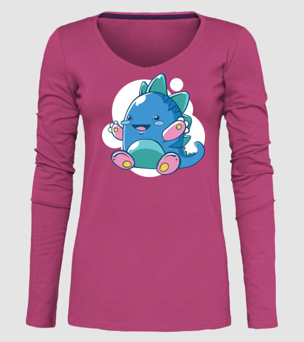 Bebe dragon model roz pe tricou