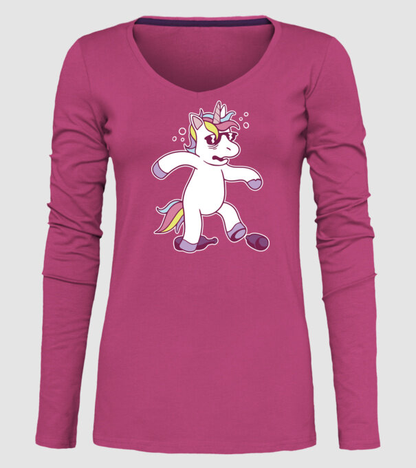 Mahmureală unicorn model roz pe tricou