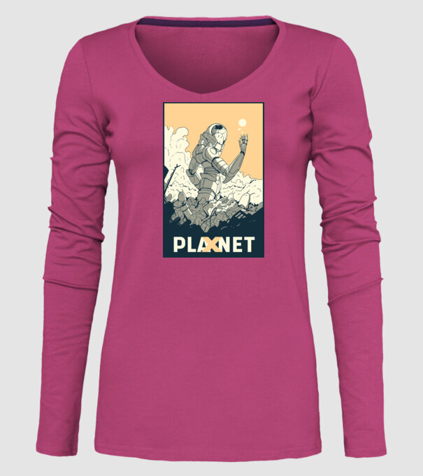 Planet X model roz pe tricou