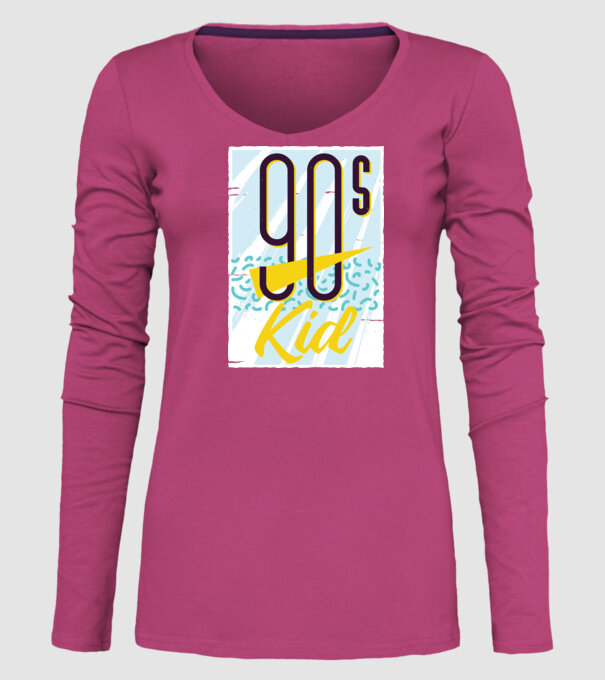Retro 90s Kid model roz pe tricou