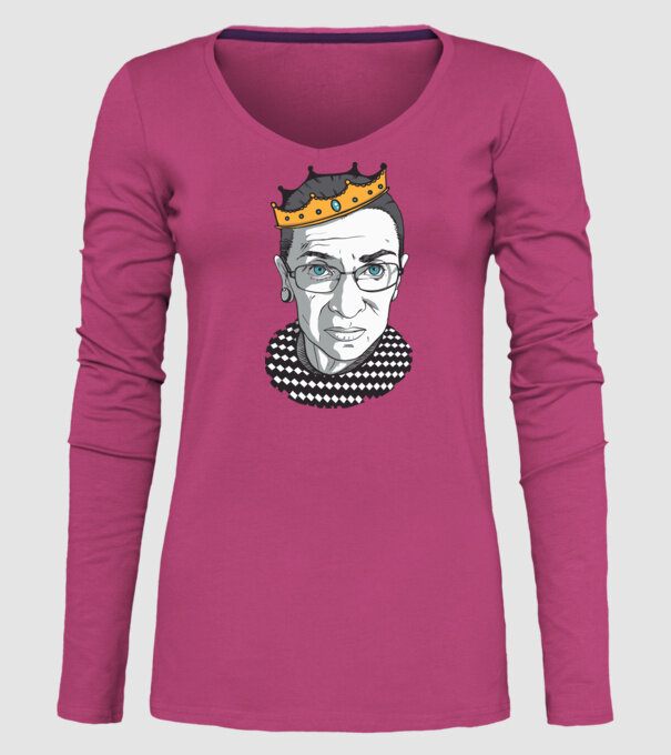 Ruth Bader Ginsburg model roz pe tricou