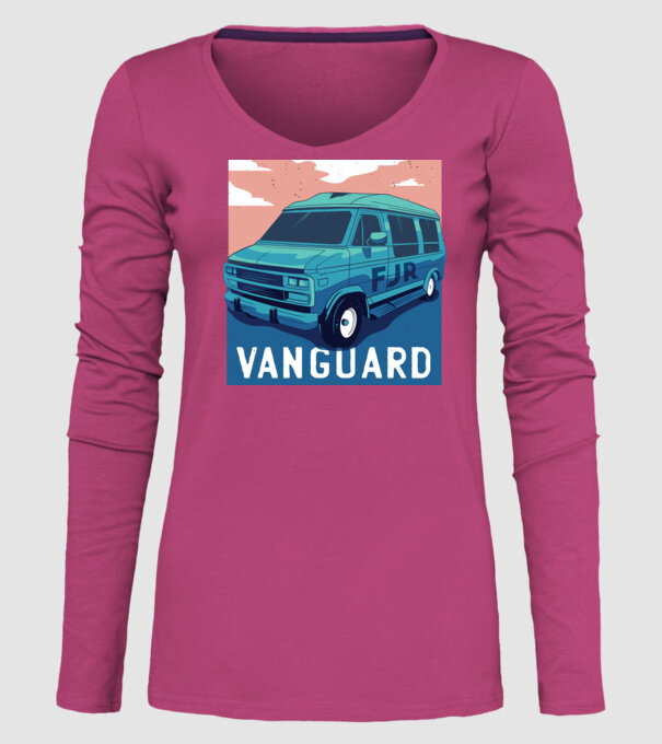 Microbus Sport Autocaravană model roz pe tricou