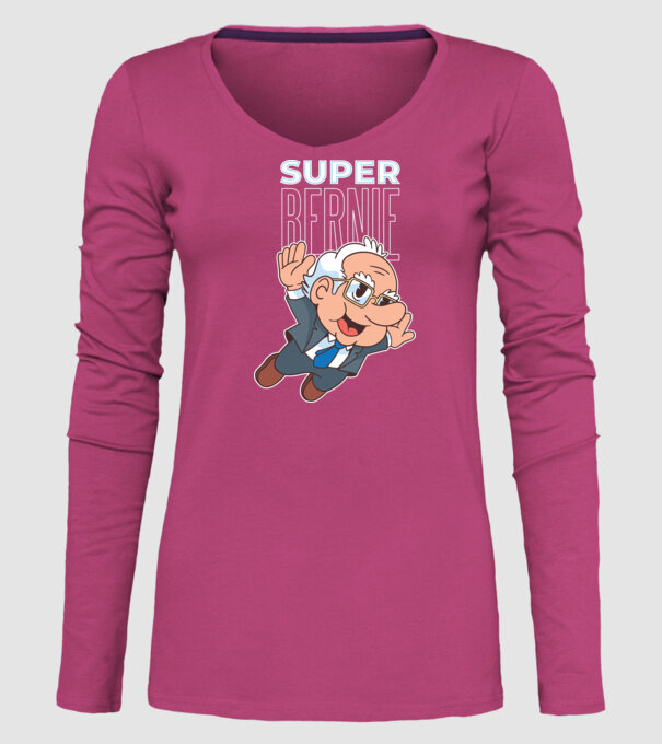 Super Bernie Sanders model roz pe tricou