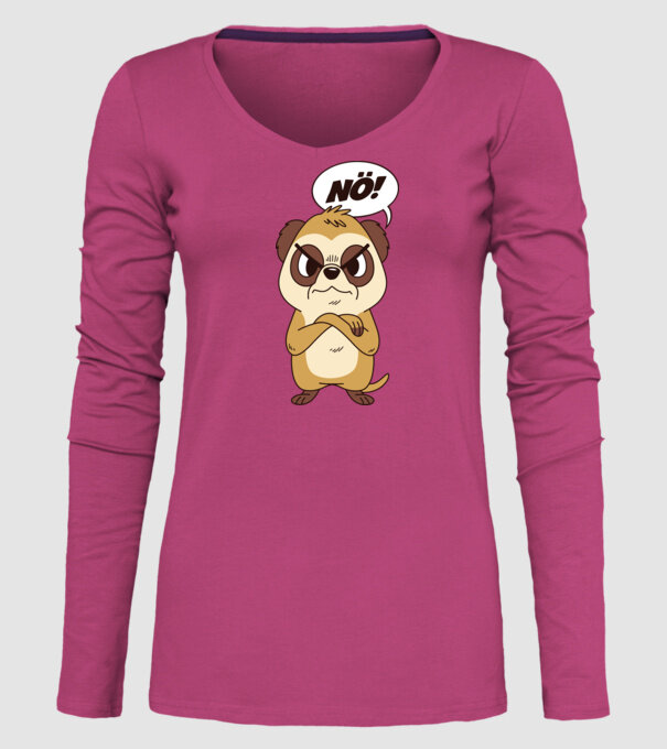 Suricată model roz pe tricou