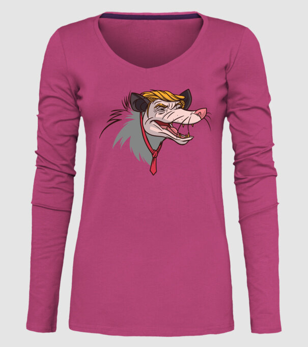 Trump Opossum model roz pe tricou