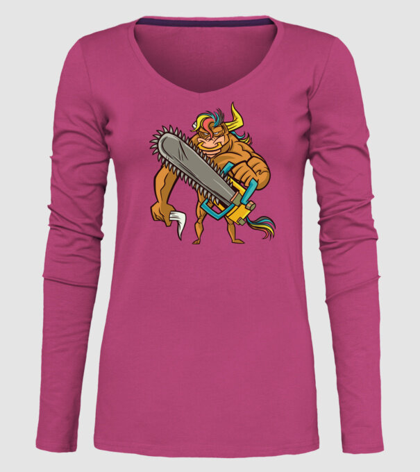 Unicorn Taur model roz pe tricou