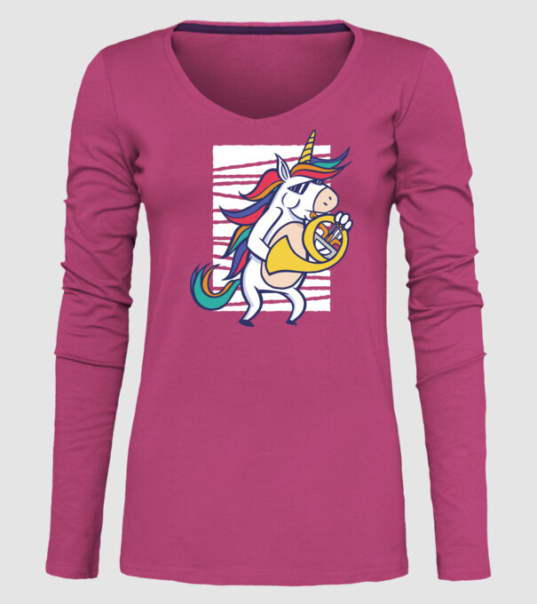 Unicorn Corn model roz pe tricou