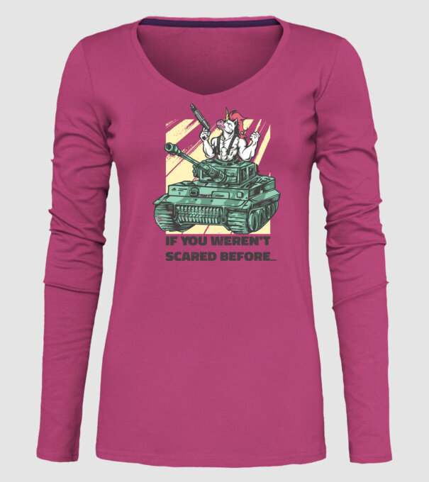 Unicorn Tanc model roz pe tricou