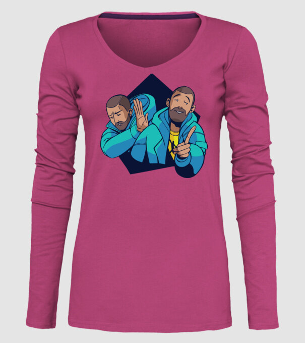 Tricou Meme amuzant model roz pe tricou