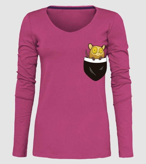 Maki de buzunar model roz pe tricou