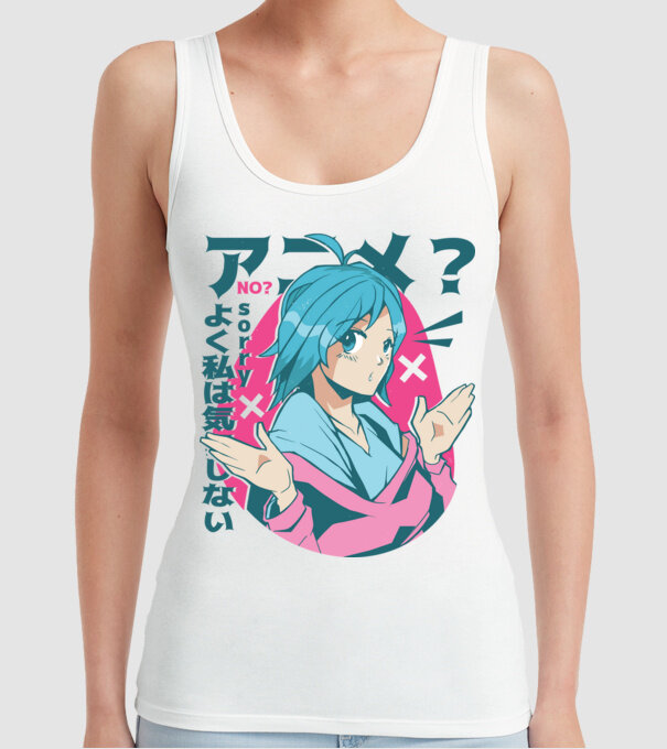 Tricou Anime model alb pe tricou