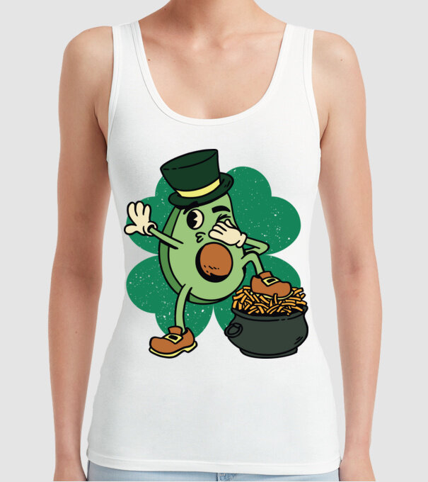 Avocado St. Patrick DAB model alb pe tricou