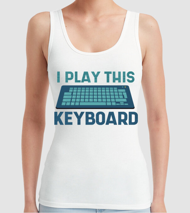 Tastatura Gamer model alb pe tricou