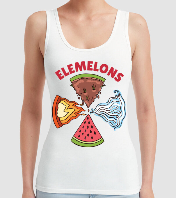 Elemente pepene model alb pe tricou