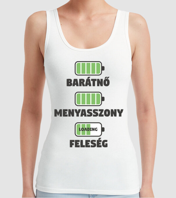Soție model alb pe tricou