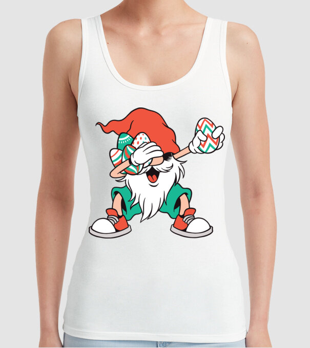 Elf de Paște DAB model alb pe tricou