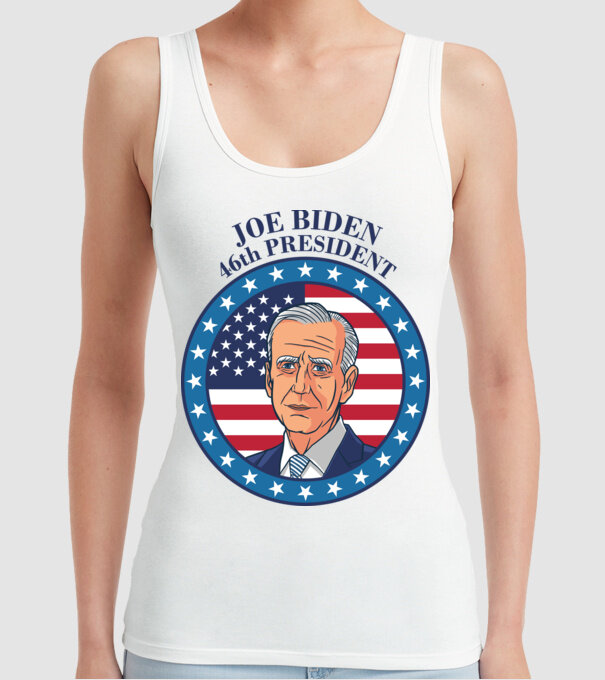 Joe Biden cel de-al 46-lea președinte al SUA model alb pe tricou