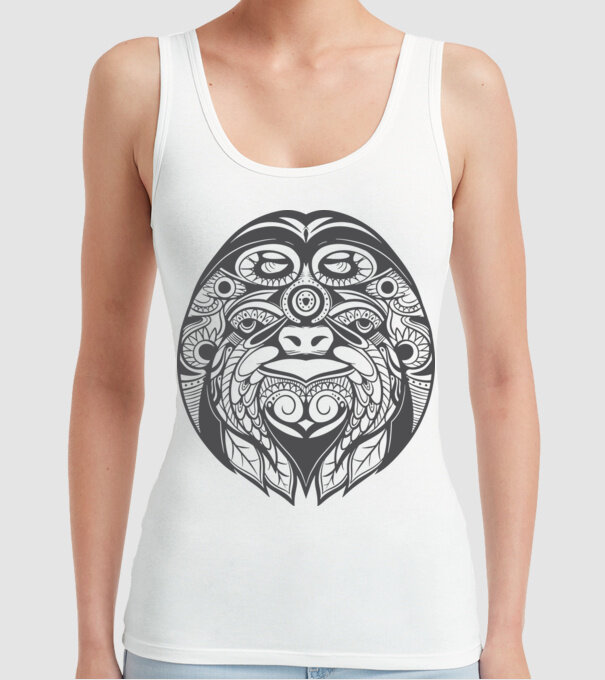 Motiv Leneș model alb pe tricou