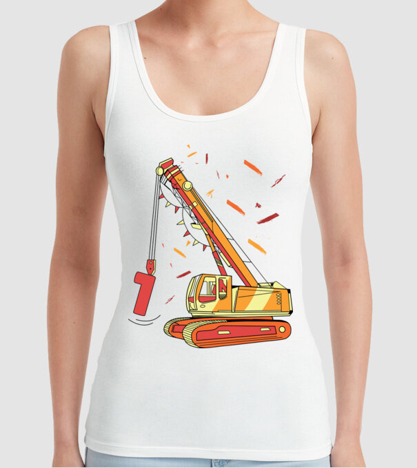 Prindere 1st Birthday model alb pe tricou