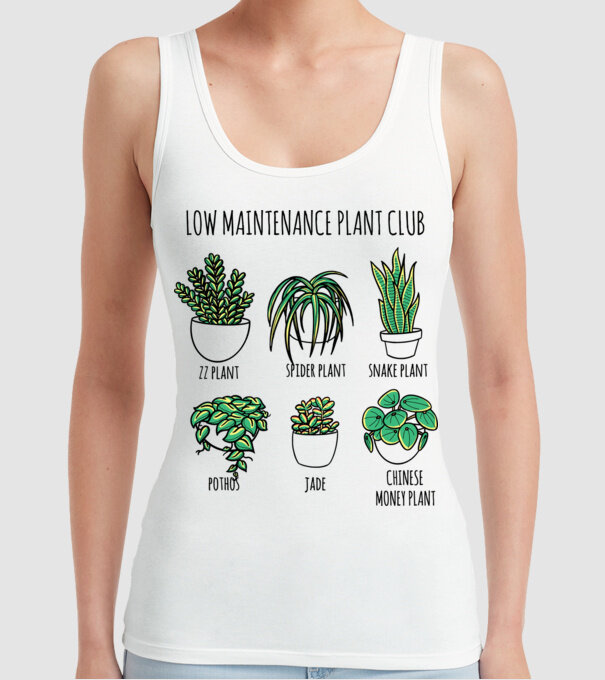 Îngrijirea plantelor model alb pe tricou