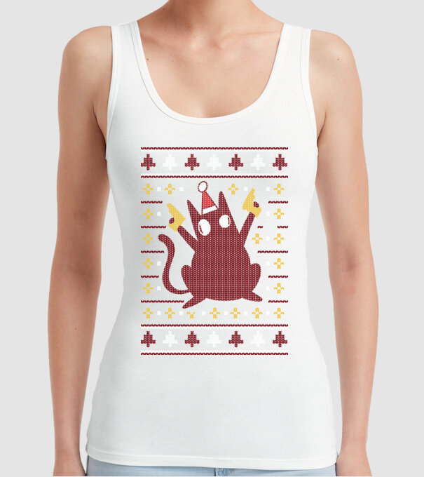 Pulover urât Pew Pew Pew Madafakas model alb pe tricou