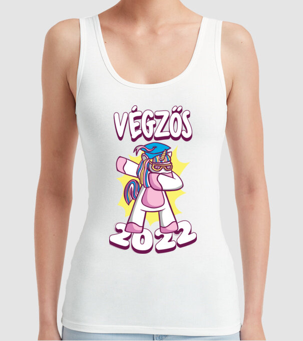 Inorog Absolvent model alb pe tricou