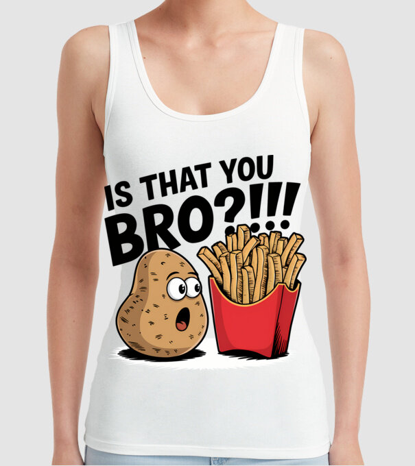 Is that you BRO?!! Alb model alb pe tricou