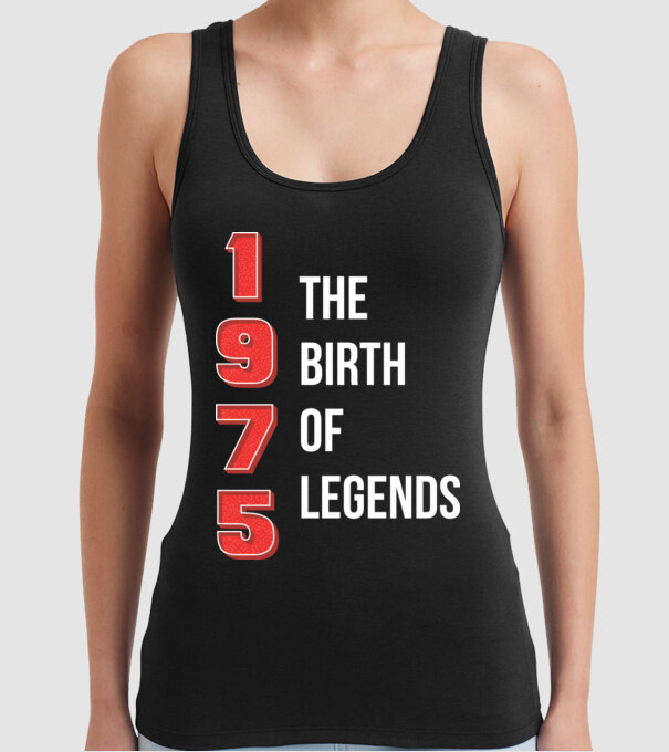 1975 the birth of legends model negru pe tricou