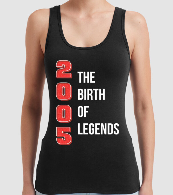 2005 the birth of legends model negru pe tricou