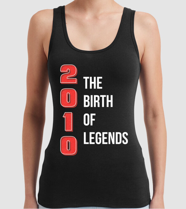 2010 the birth of legends model negru pe tricou