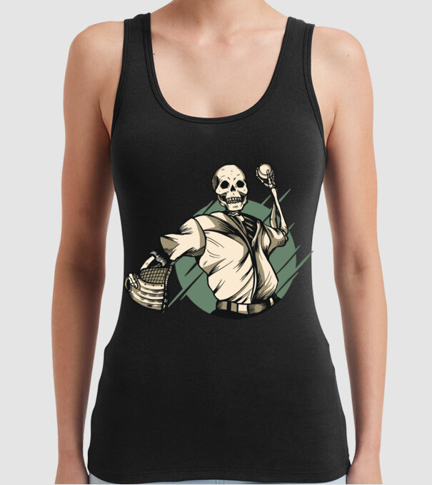 Schelet Baseball model negru pe tricou