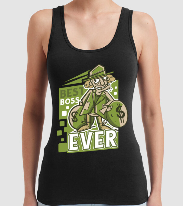 Best Boss Ever - Cel mai bun șef model negru pe tricou