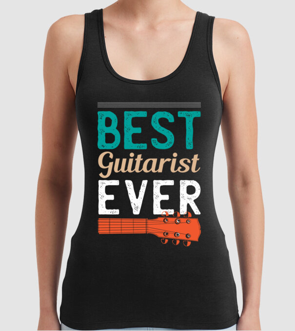 Best Guitarist Ever - Cel mai bun chitarist model negru pe tricou