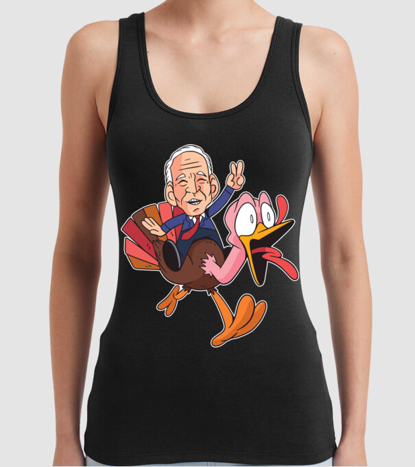 Biden Thanksgiving model negru pe tricou