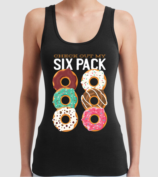 Check out my Six Pack model negru pe tricou